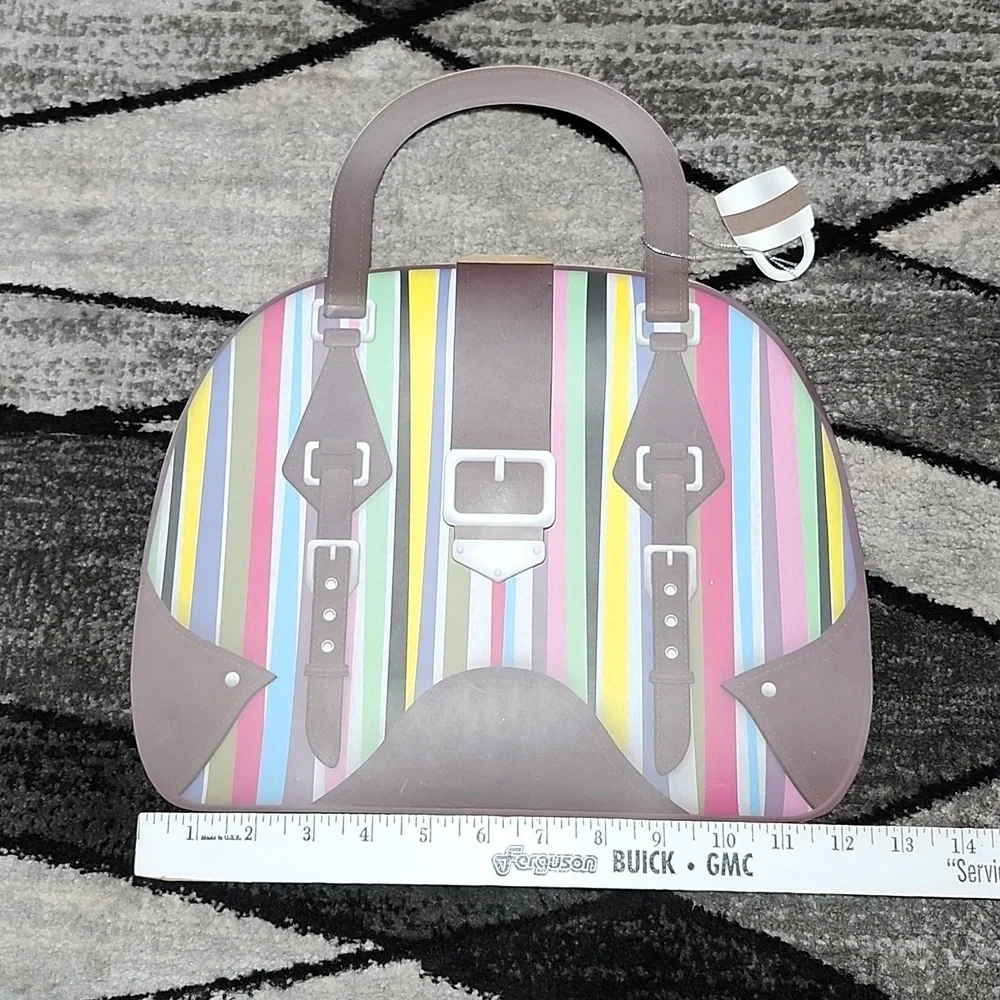 VINTAGE PAPER PURSE GIFT BAGS TISSUE PAPER 3-ONE-OF-A-KIND DESIGNS